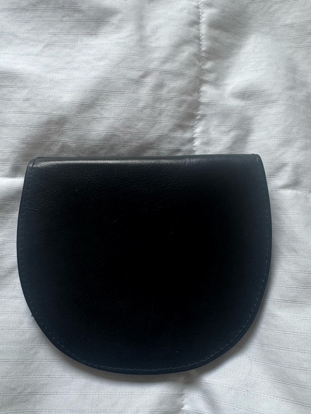 Paloma Picasso Black Leather Coin Purse Frame French - Picture 8 of 8